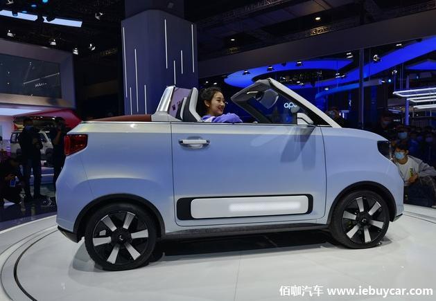五菱宏光miniev敞篷版将在2022年量产 采用软顶敞篷机构/外观升级