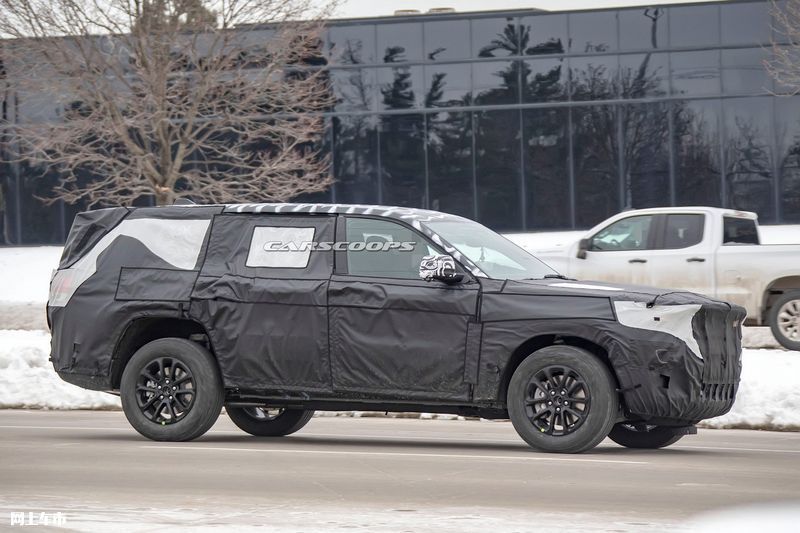 Jeep全新旗舰SUV预告图对标途乐/入门搭V6引擎-图9