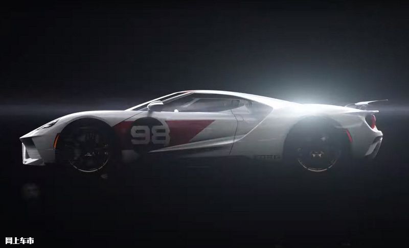 福特GT推特别版车型 专属涂装纪念GT40赛车/搭3.5T-图1