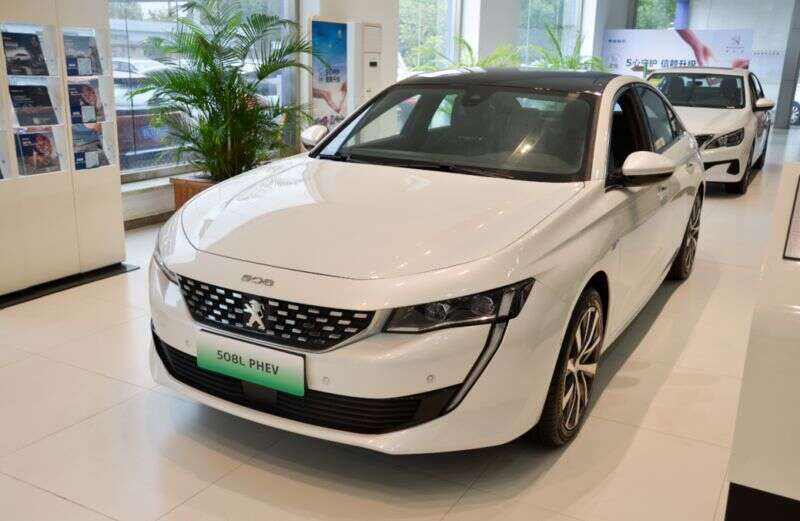 007探店颜值升级实拍东风标致508lphev