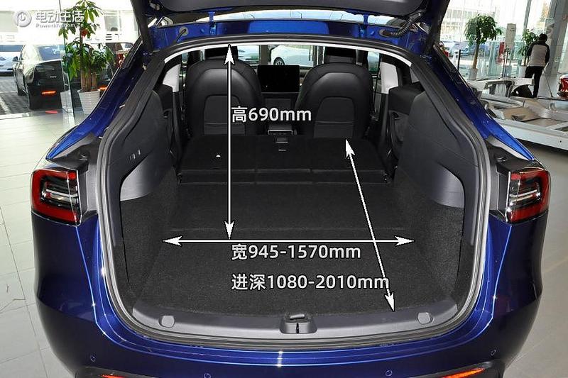 运动型大空间纯电suv实拍特斯拉modely国产版