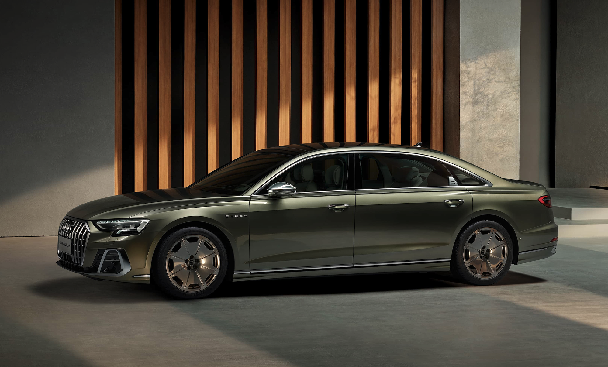 全新奥迪a8l霍希版全球首发亮相预计11月广州车展上展出