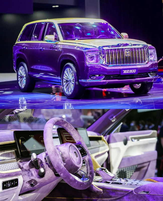 在上海车展那会,坦克也如愿给大家带来坦克700和坦克800,但由于两款