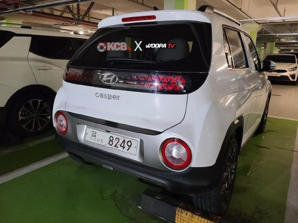 现代casper实车曝光外观时尚搭载博格华纳电驱动系统