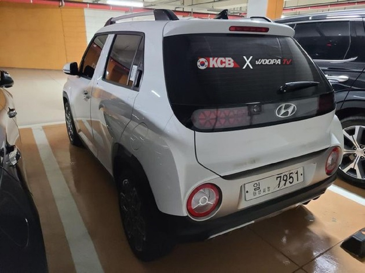 现代casper实车曝光外观时尚搭载博格华纳电驱动系统