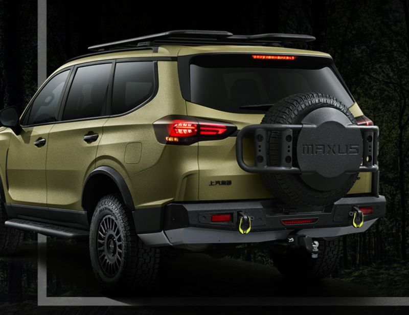 又一官改的硬派越野车上汽大通maxusd90pro亚马逊版开启预售