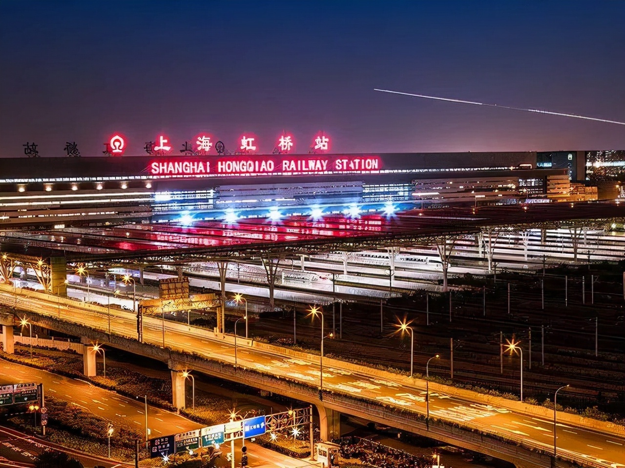 上海虹桥站全景图片