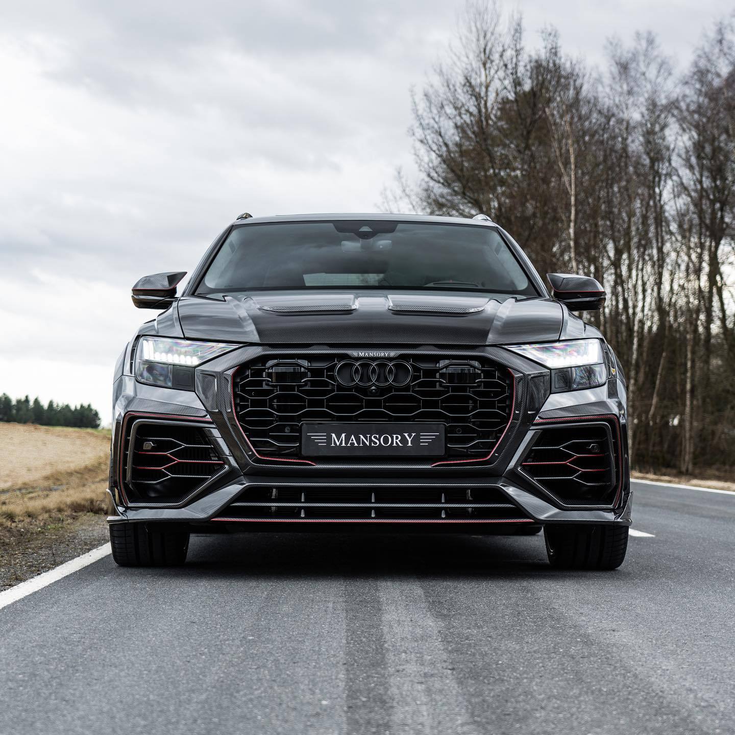 奥迪改装,mansory迈莎锐audi rs q8,路试实拍