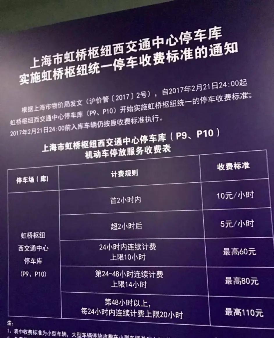 虹桥机场停车费用标准2022，上海虹桥机场t2停车场哪个方便
