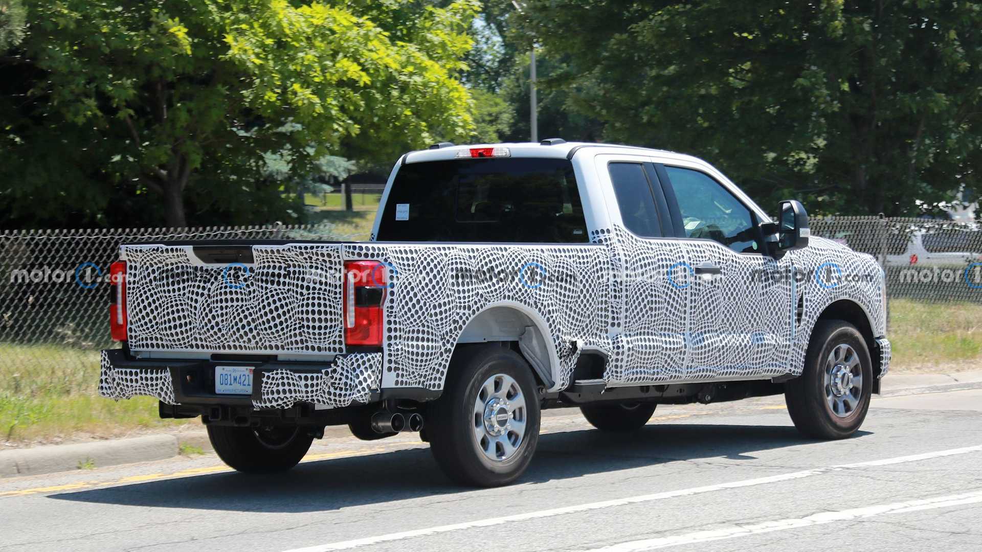 福特新款super duty谍照曝光 -车市号