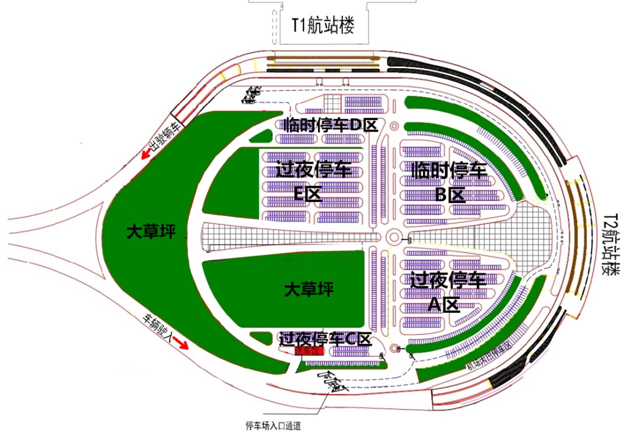 昌北国际机场停车场怎么收费,昌北机场附近免费停车