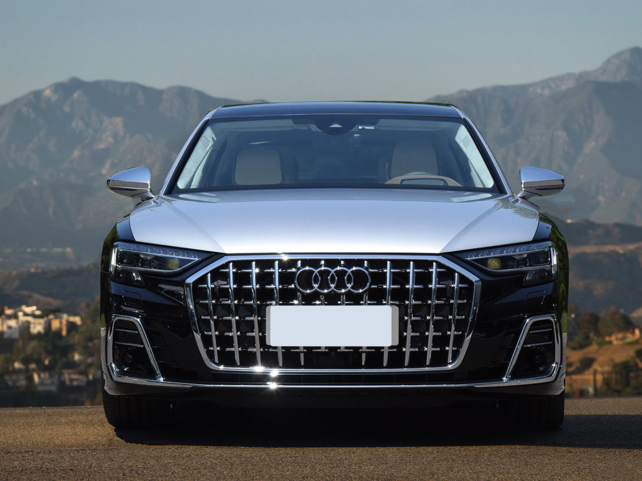 刘德华的出行座驾全新奥迪a8lhorch霍希版申请出战