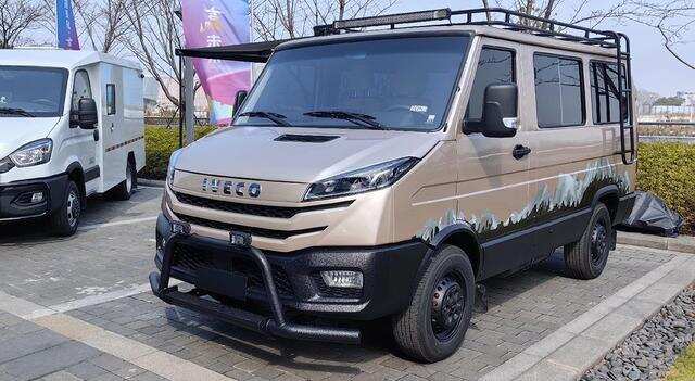 新款依维柯得意将上市换装新前脸外观很年轻运动两种动力