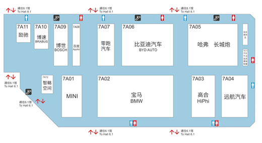 车展平面图图片