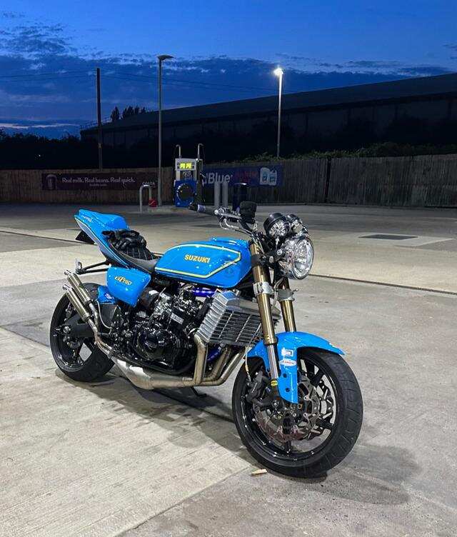 改装定制rizket三缸二冲铃木gt750改装欣赏