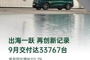 长城汽车9月新能源销量30129台