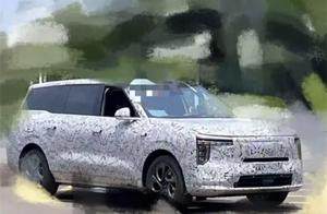 智己全新大六座SUV LS9谍照曝光，增程版或明年发布