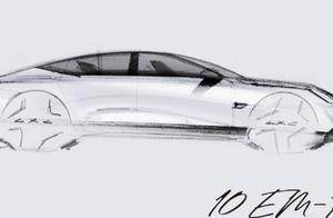 领克全新轿车“10 EM-P”手绘图曝光，定位中大型插电混动轿车