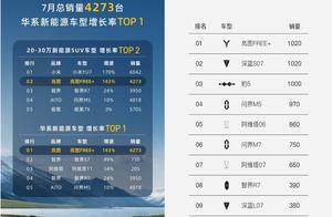 岚图FREE+上市18天飙升Top3 7月销量增幅仅次小米YU7