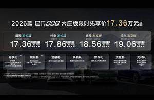 大6座舒适天花板！2026款东风奕派eπ008焕新 17.36万元起香不香？