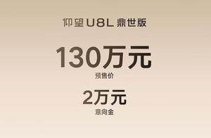 仰望U8L鼎世版预售130万元 定义全尺寸行政豪华SUV全新高度