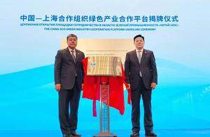 中国—上海合作组织绿色产业合作平台在天津揭牌启动