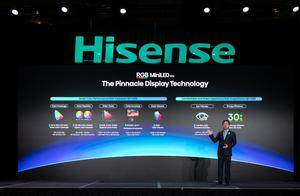 RGB-Mini LED电视引爆CES，海信再次领先一代！