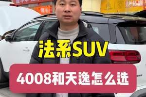 法系SUV天逸和4008如何选，为什么法系能够引领设计潮流 法系车除了卖不好，其他都挺好#法系车 #4008 #懂车车