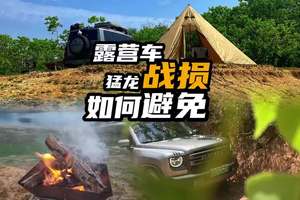 天塌了，露营车战损！早知道用这功能完全可以避免！ 去露营路上