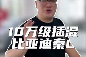 10万级插电式混动的B级车里面#比亚迪秦L 还是不可撼动的地位，除了有点像那啥。但是这价格你会心动吗？#秦L #西安买车砍价