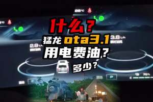 户外搭子实测猛龙ota3.1，原地发电油耗以及发电效率如何？