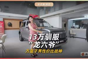 13万驯服“龙六爷”，方盒子界性价比战神！