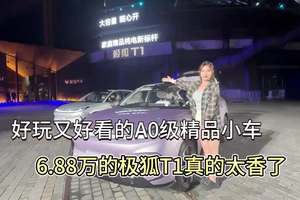 好玩又好看的A0级精品小车，6.88万元起的极狐T1真的太香了！