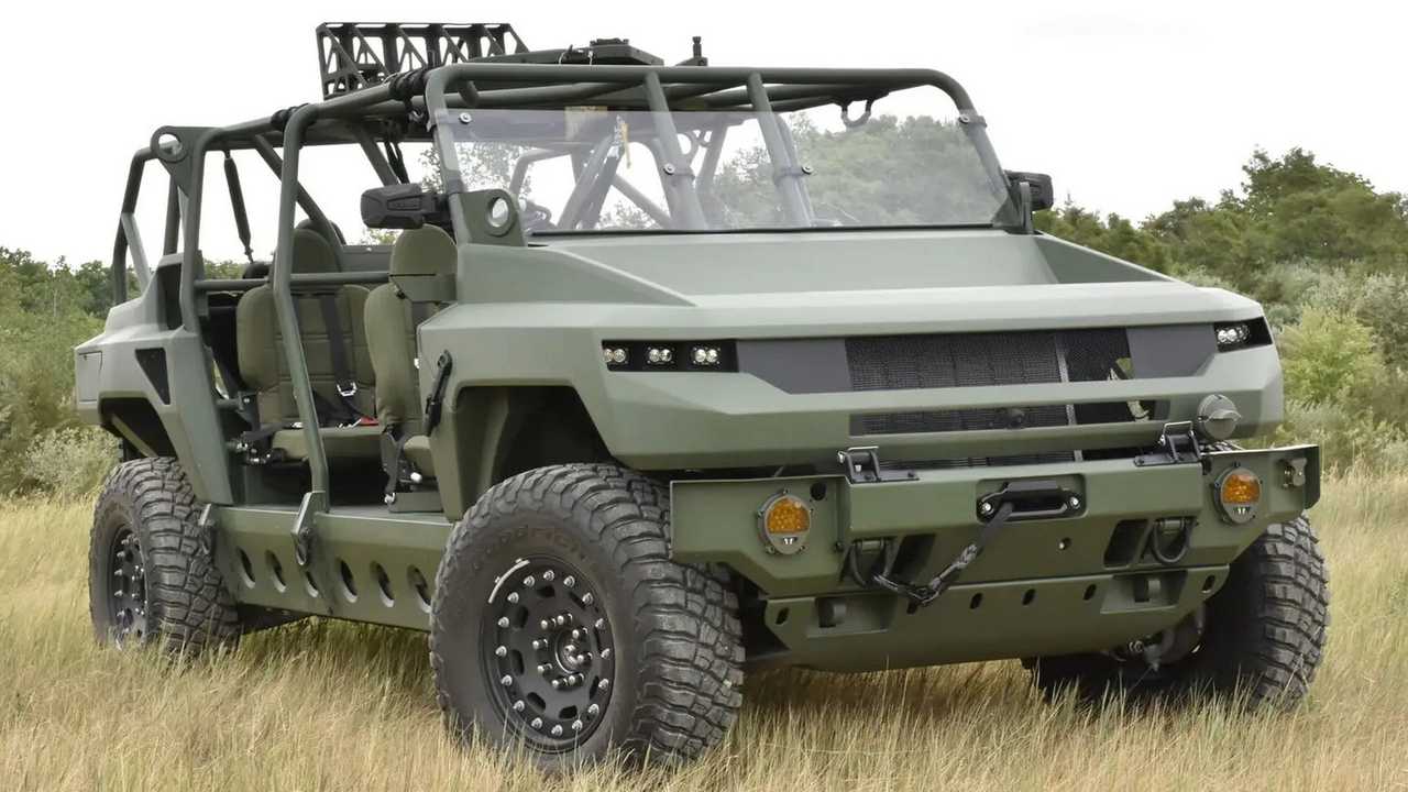 庫羅德zr2打造的燃油運兵車isv,emcv可以看作是hummer ev的軍用變種