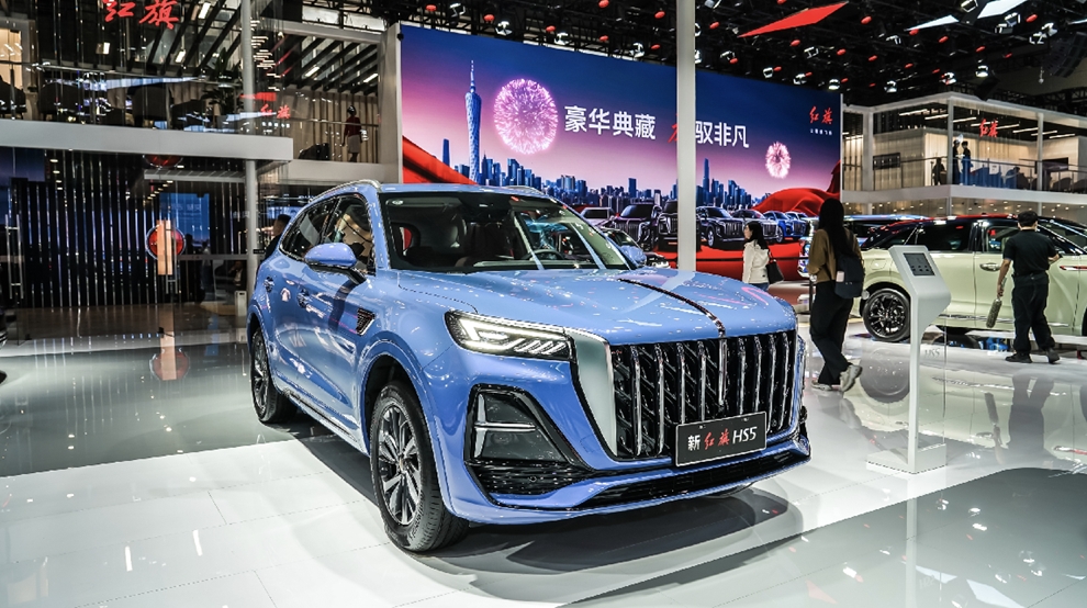 红旗车国产的真漂亮超强产品阵容亮相广州车展