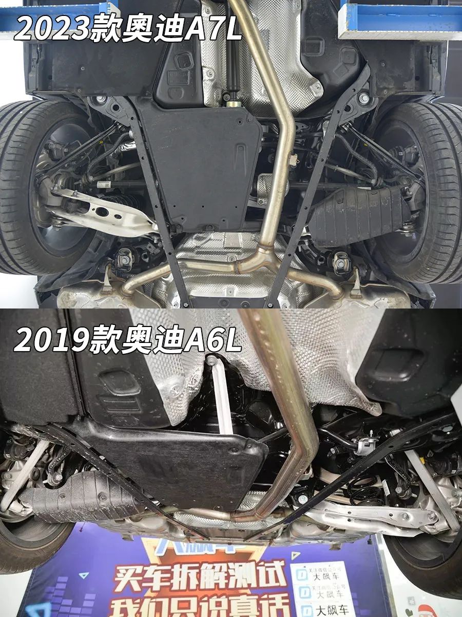 奥迪a7l拆车毕竟是德系强项就是底盘