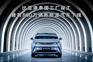 由内到外，从中国走向世界，比亚迪第 800 万辆新能源汽车下线