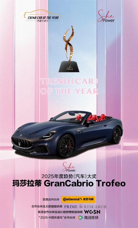 新鲜出炉！ She Power 2025年度趋势（汽车）大奖揭晓