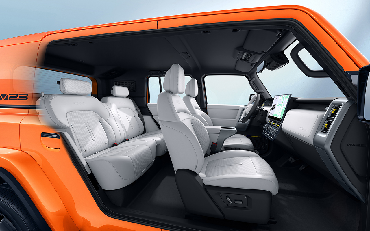 你的车型你做主纯电 复古SUV iCAR V23上市售9.98万起