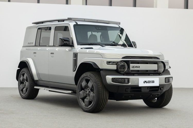 复古风格的电动SUV 奇瑞iCAR V23售9.98万起