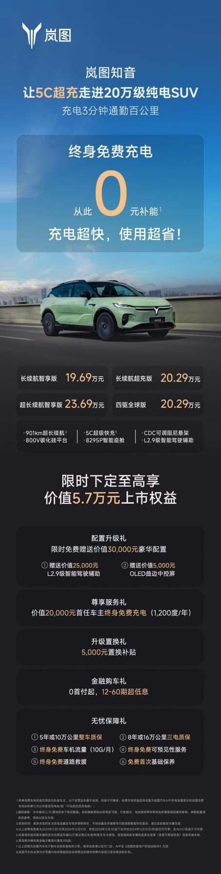 开启年底销量冲刺 岚图知音12月限时权益飙升至5.7万元！