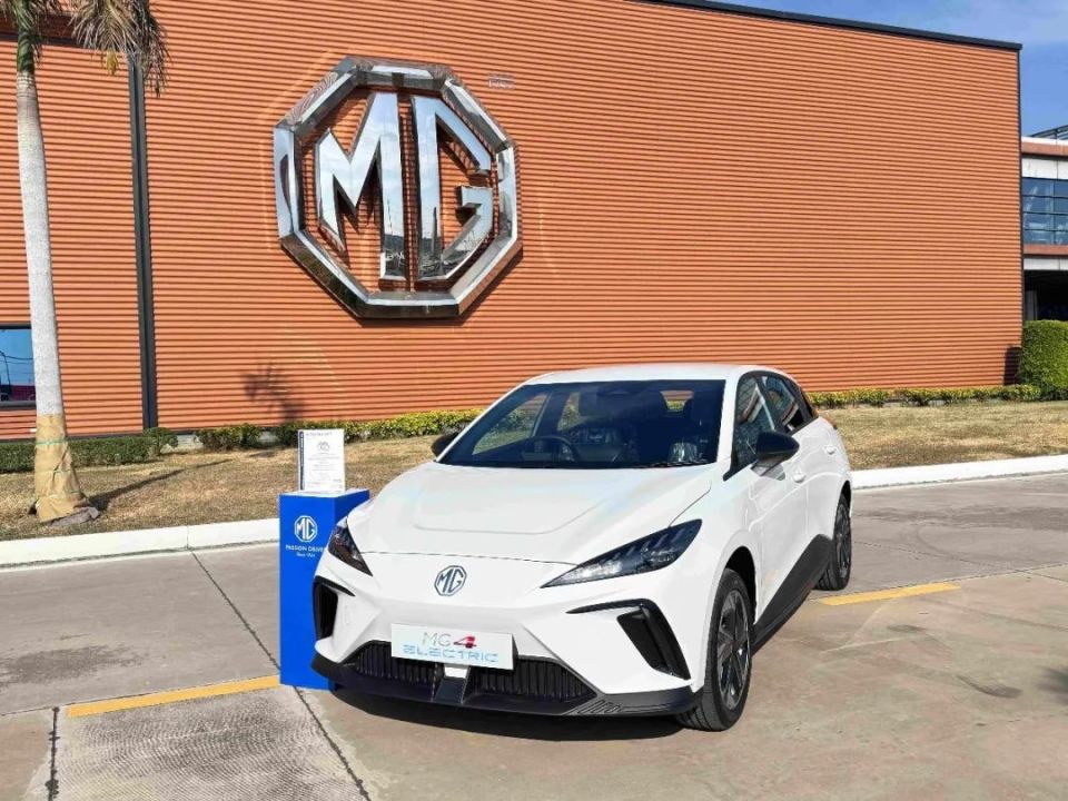 全新MG4 ELECTRIC成首款获得泰国MiT认证的电动汽车