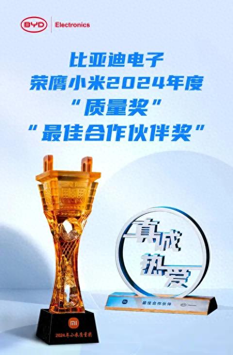 什么情况？一觉醒来小米竟然给比亚迪发了两个奖