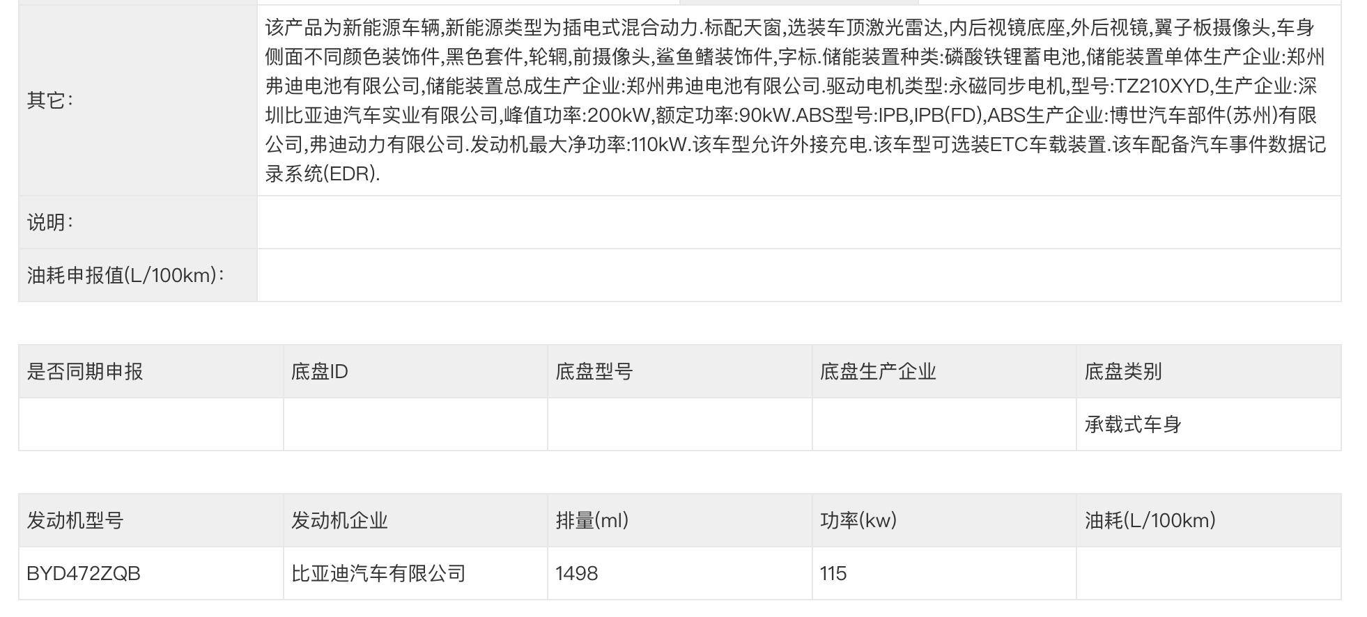 外观更帅气，单电机580kW，2.7秒破百！汉L申报信息曝光