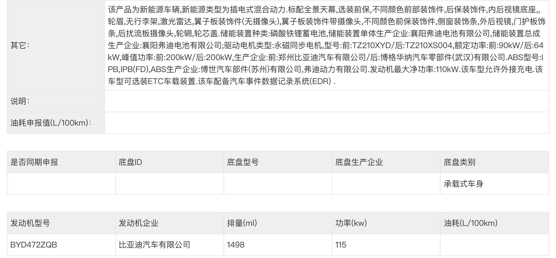 唐L申报来了：3.9秒破百，7座布局，空间更大，纯电/插混都有