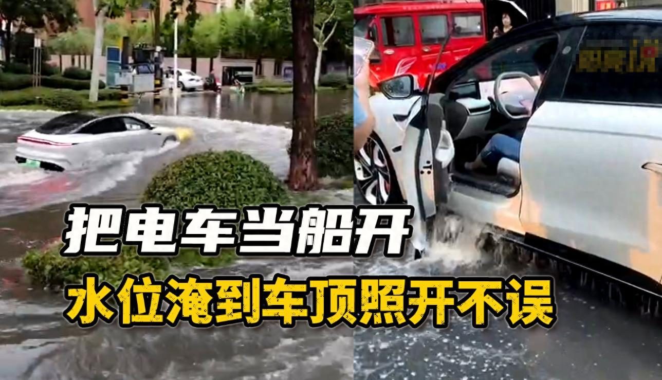 都知道油车怕涉水，你以为电车就能当船开了吗？这几点你要知道