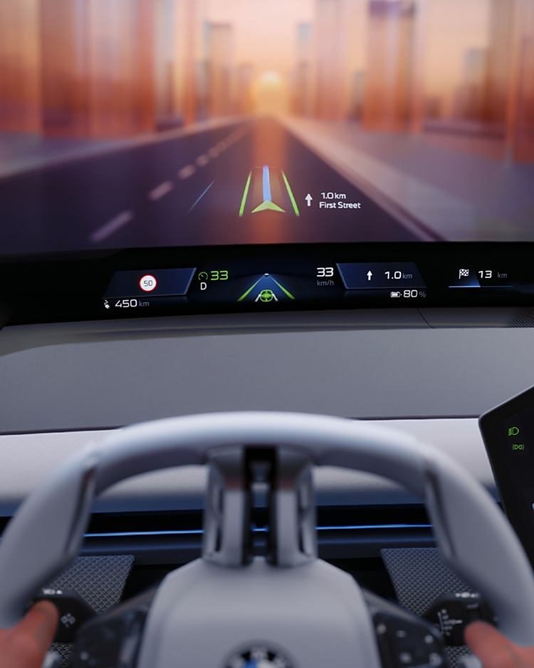 BMW全景iDrive首秀：科技感拉满，未来感十足！