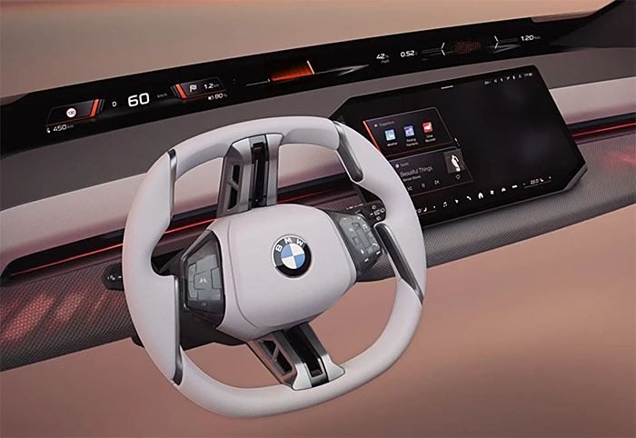 BMW全景iDrive首秀：科技感拉满，未来感十足！