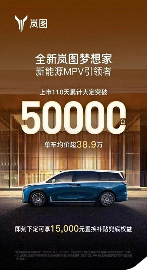 连续8连涨、目标20万 岚图为何敢于剑指央国企新能源第一品牌？