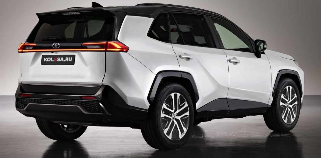 2026款丰田RAV4渲染图来了 格栅变化大 贯穿式尾灯 与老款区别在哪？